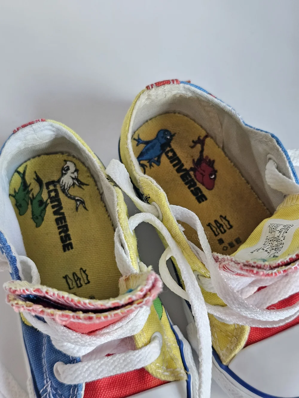 Dr. Seuss Converse One Fish Two Fish Sneakers